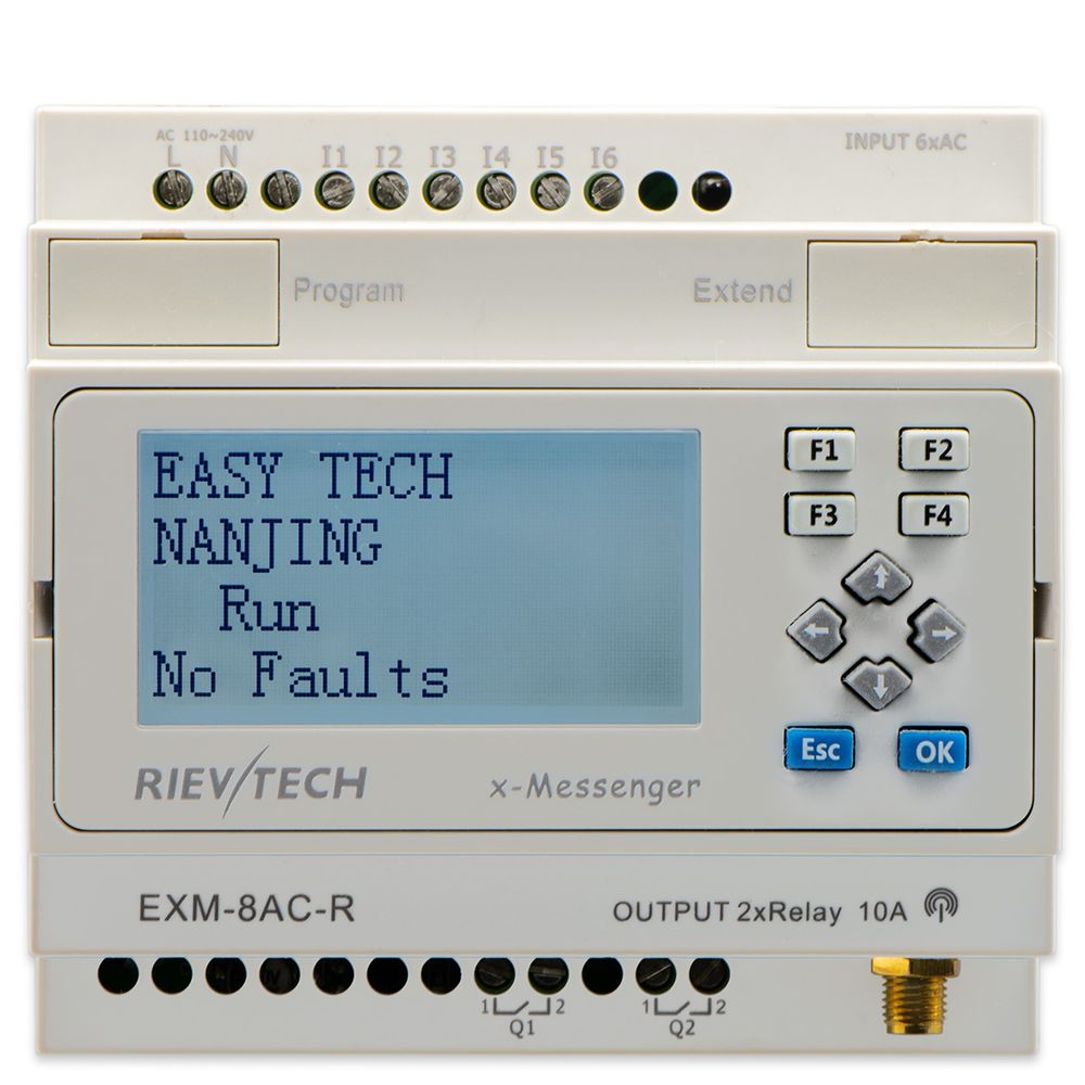 Controlador PLC expandible para GSM, GPRS