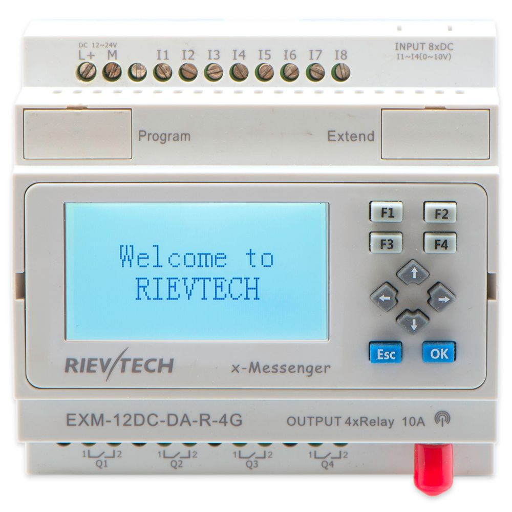 Controlador PLC expandible para 4G LTE, GSM, GPRS