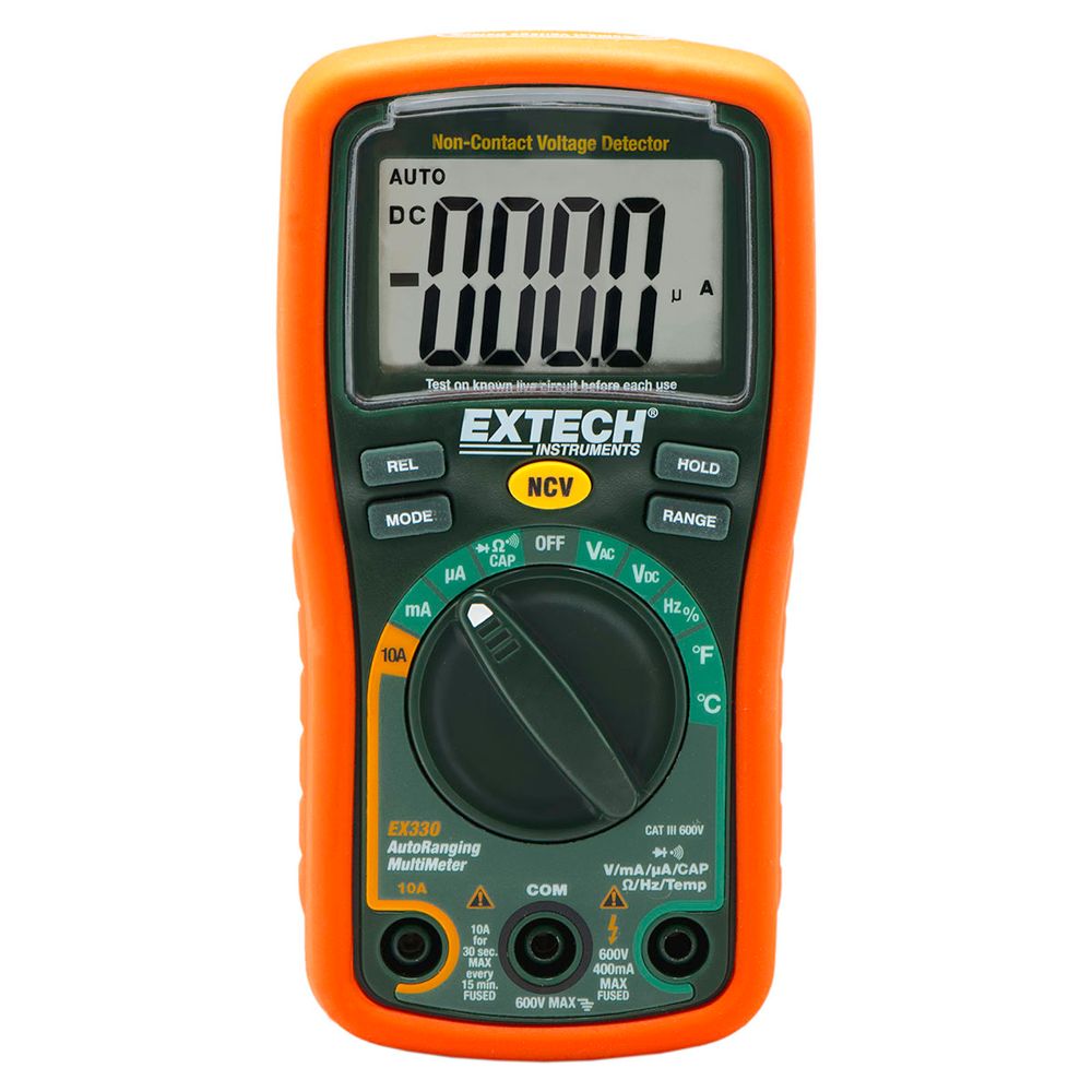 Multímetro industrial con detector de voltaje sin contacto