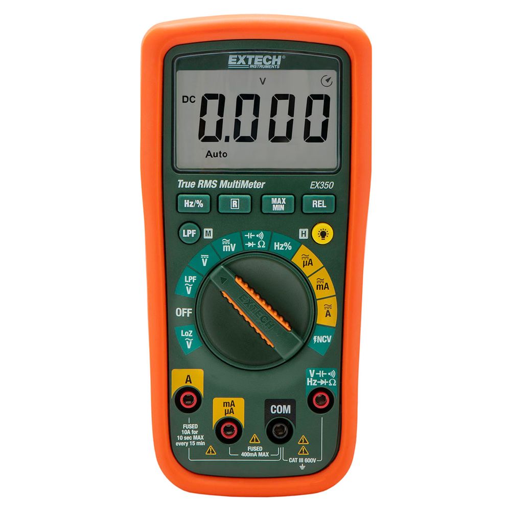 Multímetro industrial con detector de voltaje sin contacto