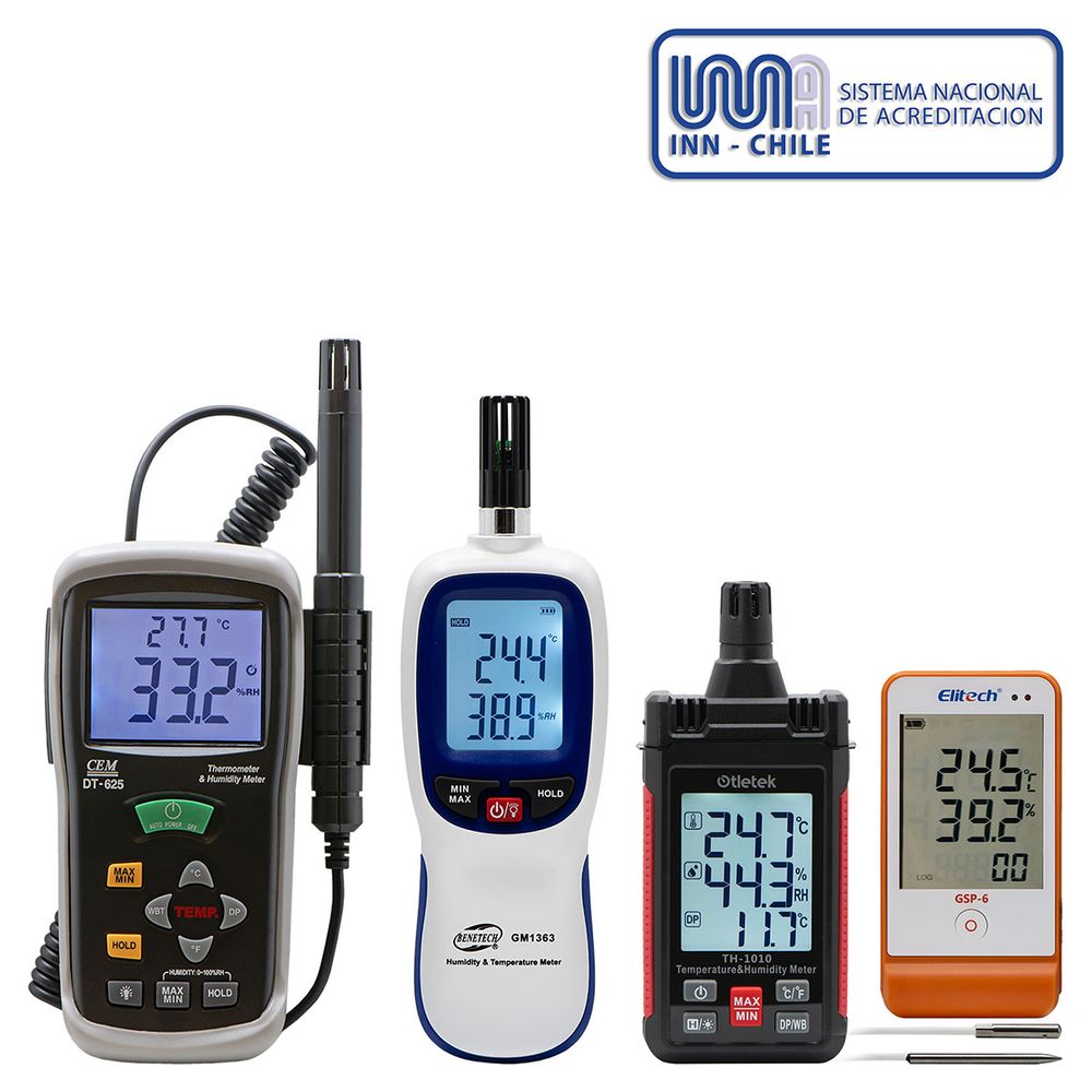 Calibración higrómetro ambiental