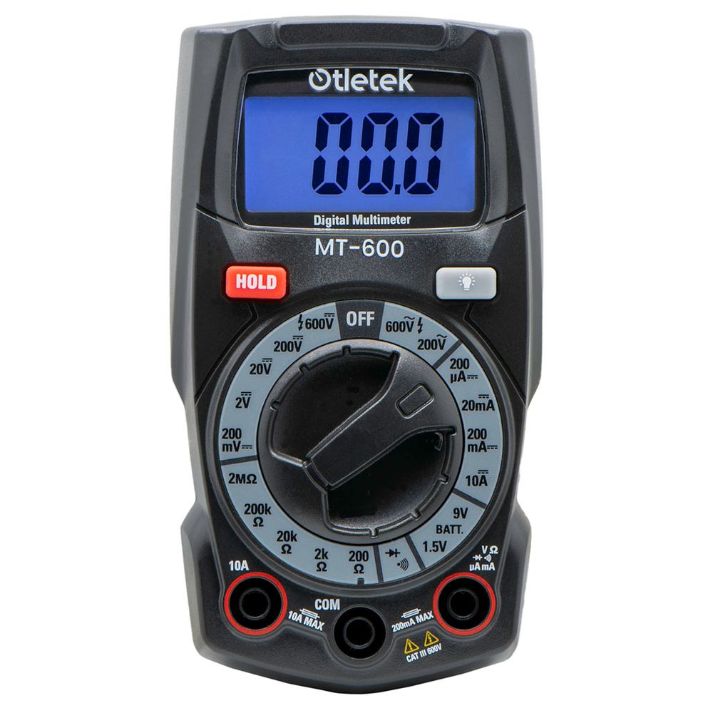 Multímetro industrial con detector de voltaje sin contacto